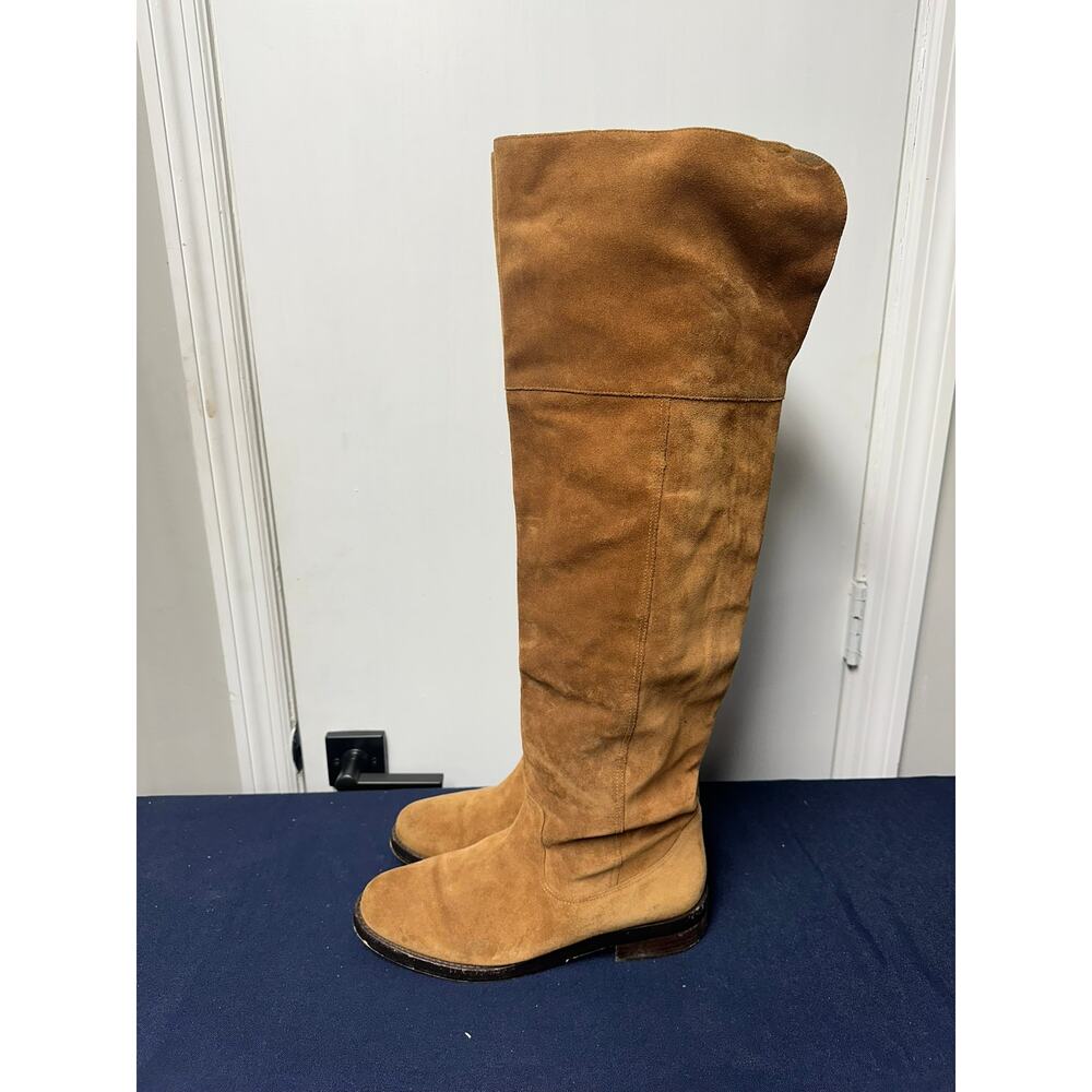 J. Crew | Brown Suede Over-the-Knee Riding Boots | Size Women's 10